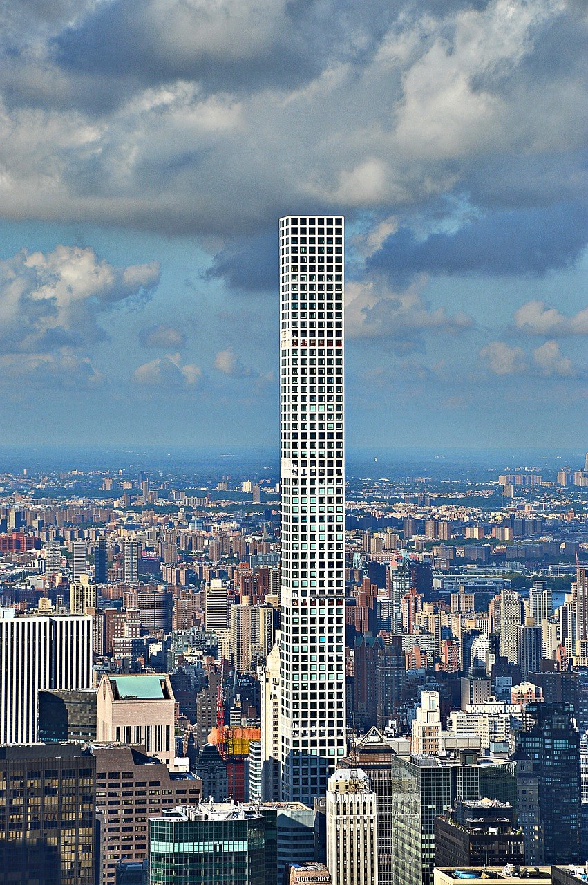曼哈顿,豪华的房子,摩天大楼