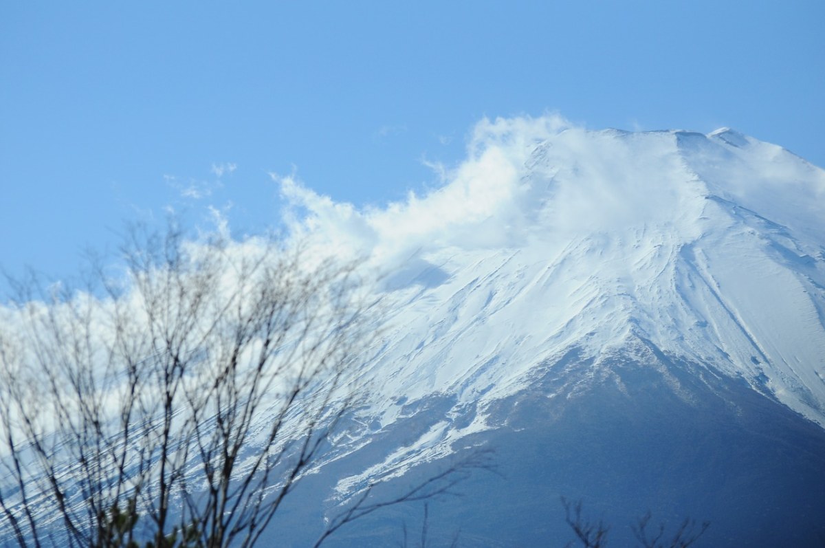 富士山、冬季免费图片