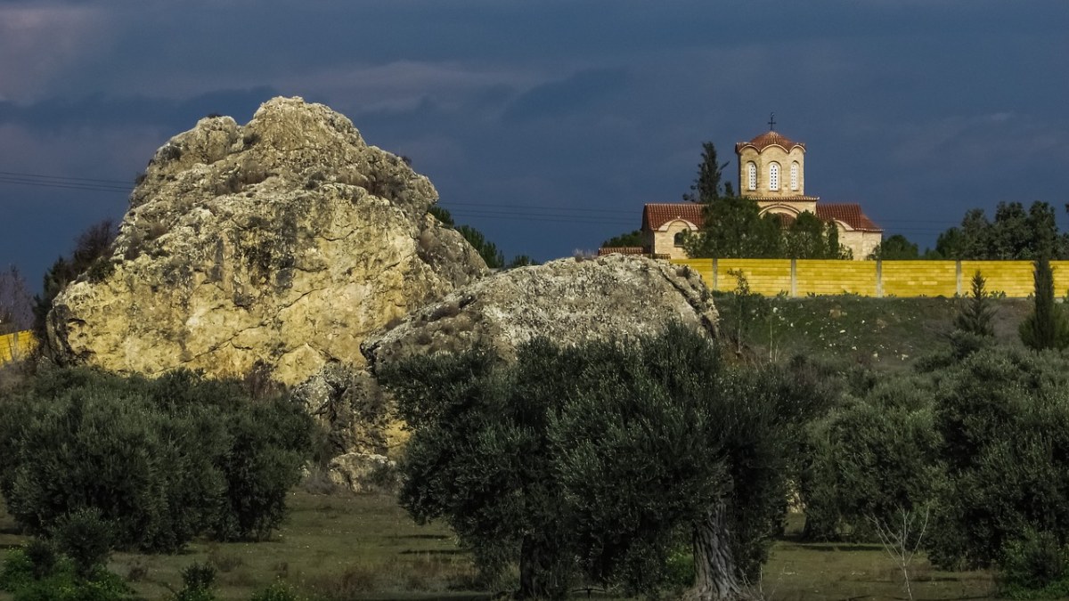 石、景观、橄榄树免费图片