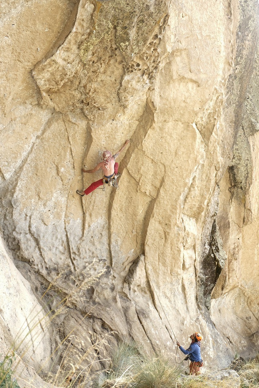 爬上、石、攀登免费图片