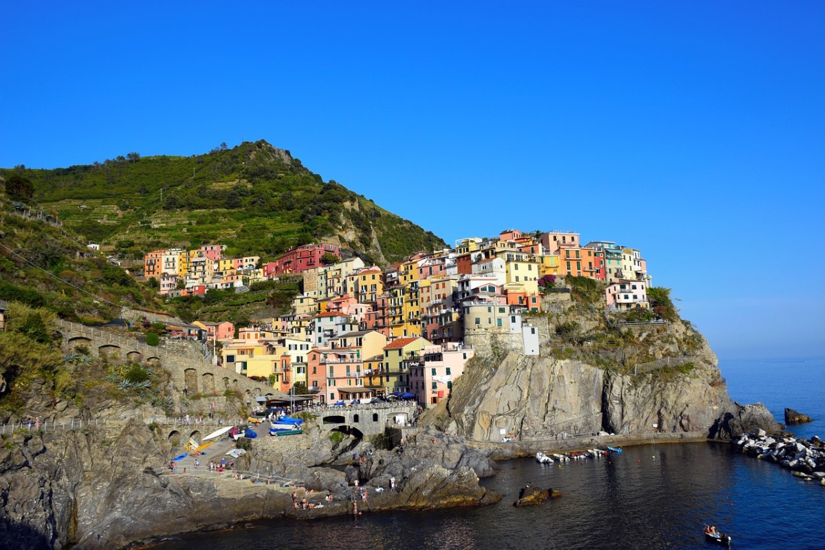 五渔村、意大利、海免费图片