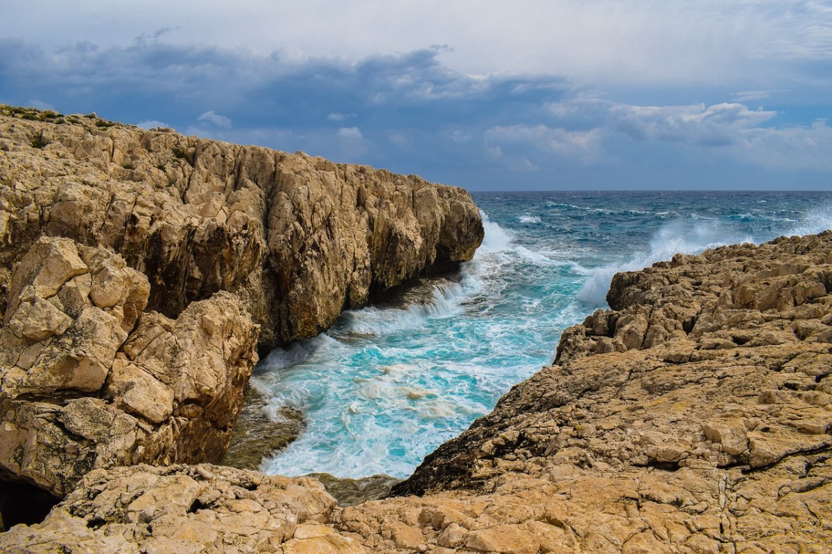 岩质海岸,悬崖,海