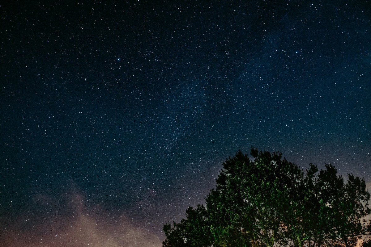天空、夜、星星免费图片