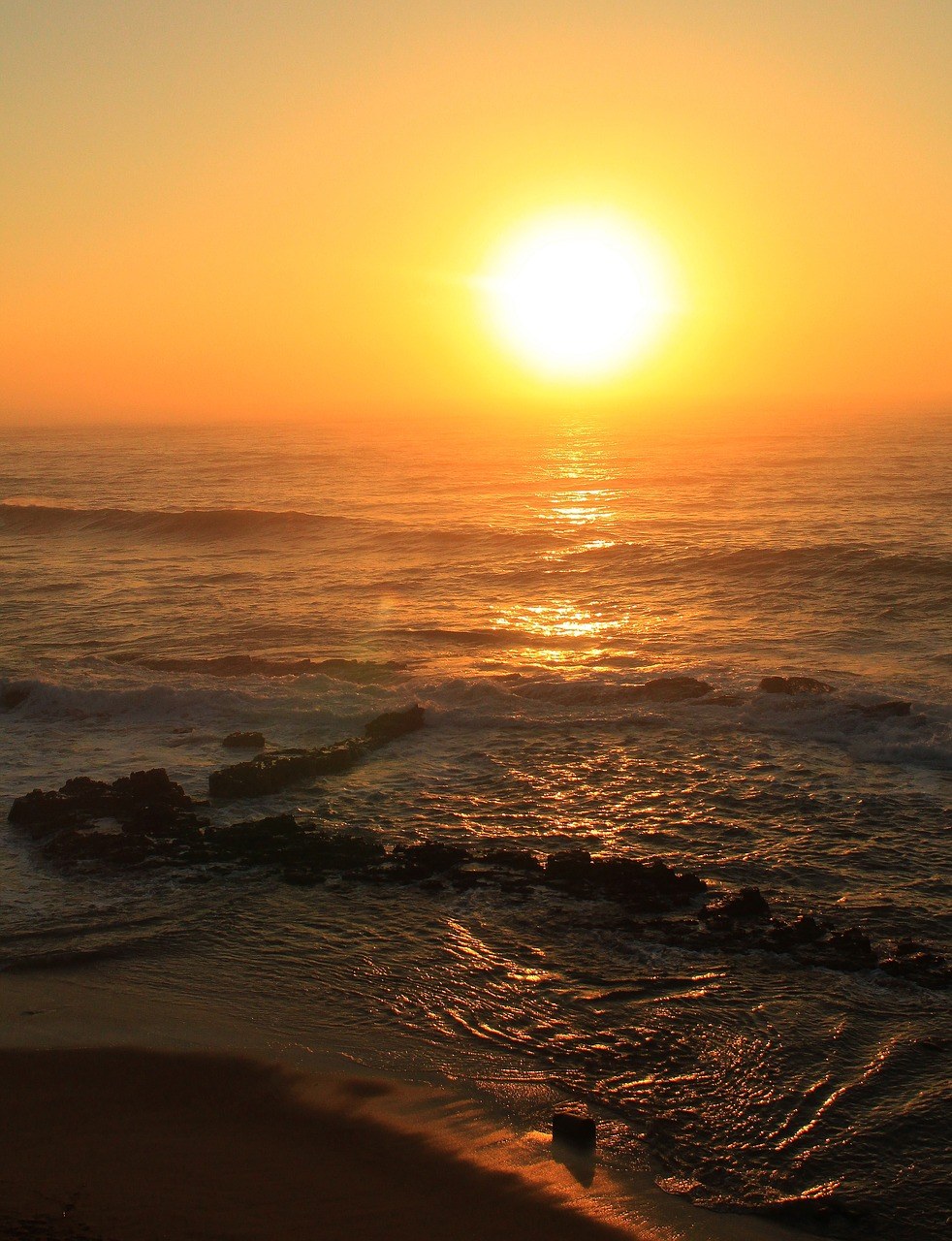 海边日出真实图片