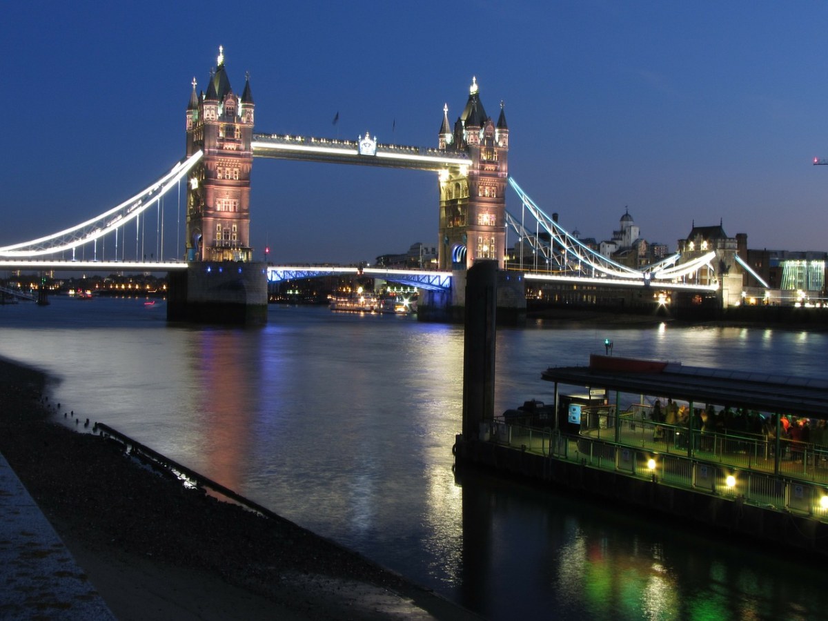 伦敦塔桥、夜、伦敦免费图片