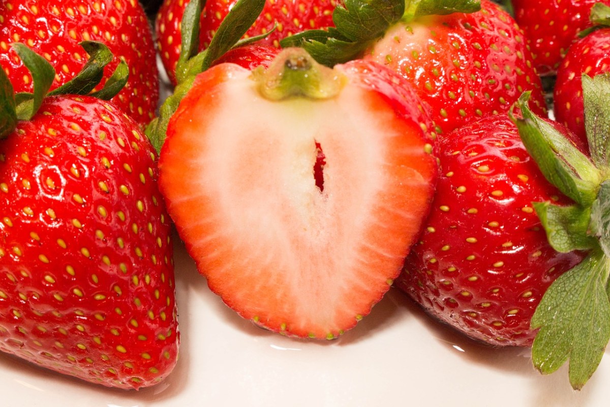 草莓、水果、甜免费图片