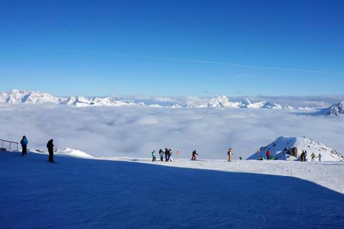 雪、冬季、山