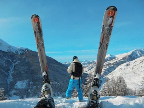 滑雪、阿尔卑斯山、Queiras