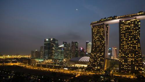 新加坡、酒店、海湾