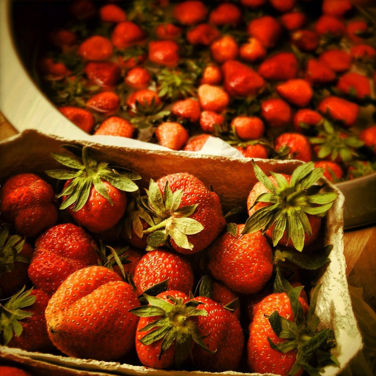 草莓、美味、红色免费图片