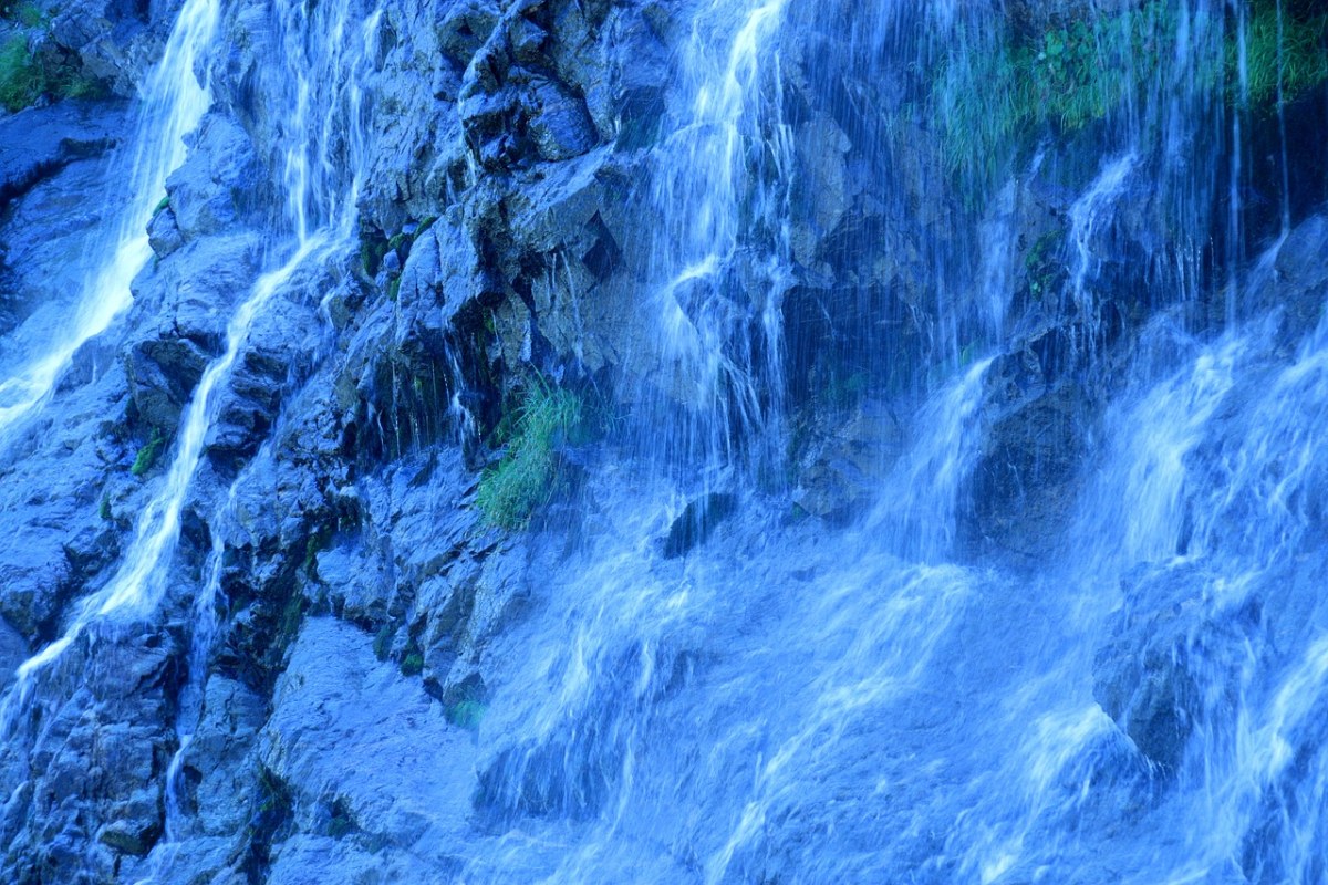水、大瀑布、光免费图片