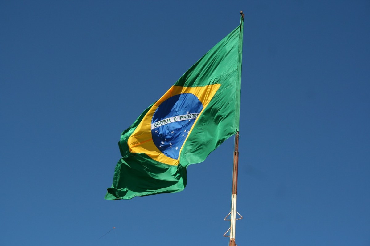 巴西国旗长什么样子图片