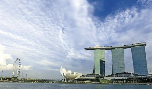 新加坡、滨海湾金沙、新加坡地标