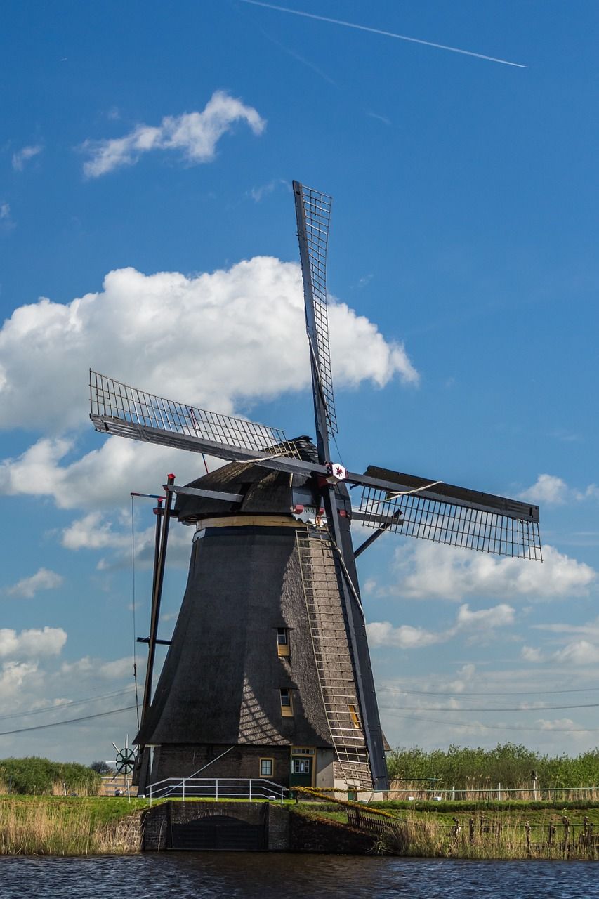 荷兰风车结构图介绍图片