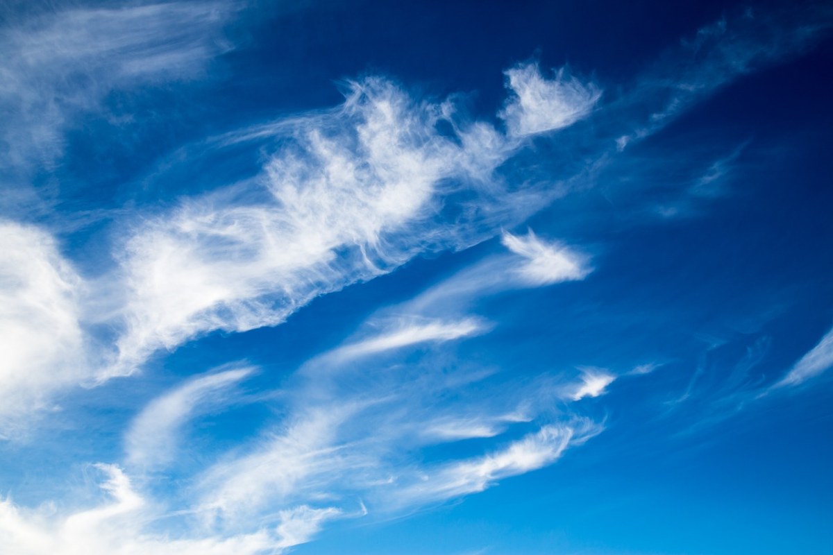 云、卷云、蓝色免费图片
