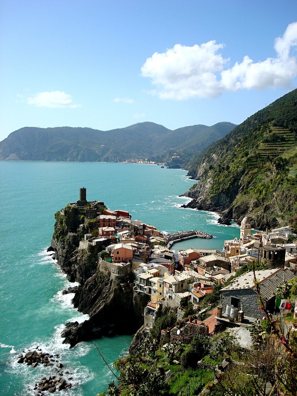 五渔村、意大利、地中海免费图片
