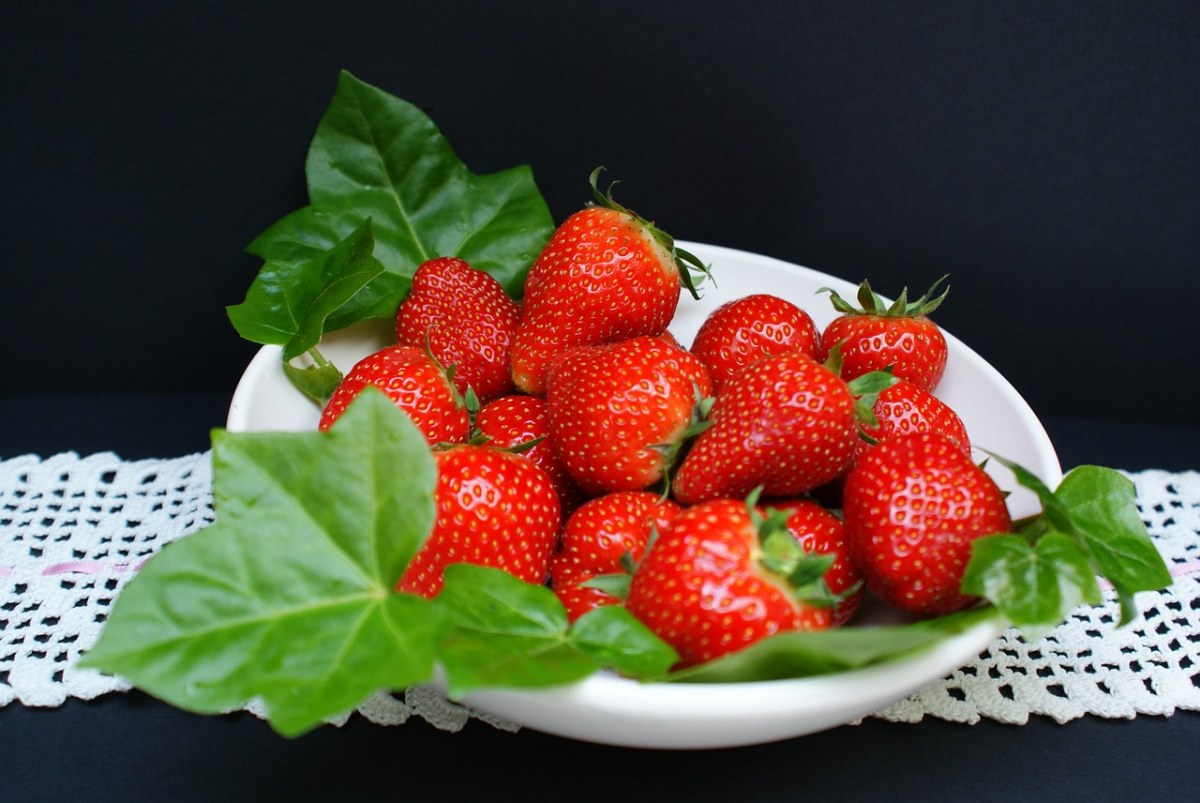 草莓、甜、果酱免费图片