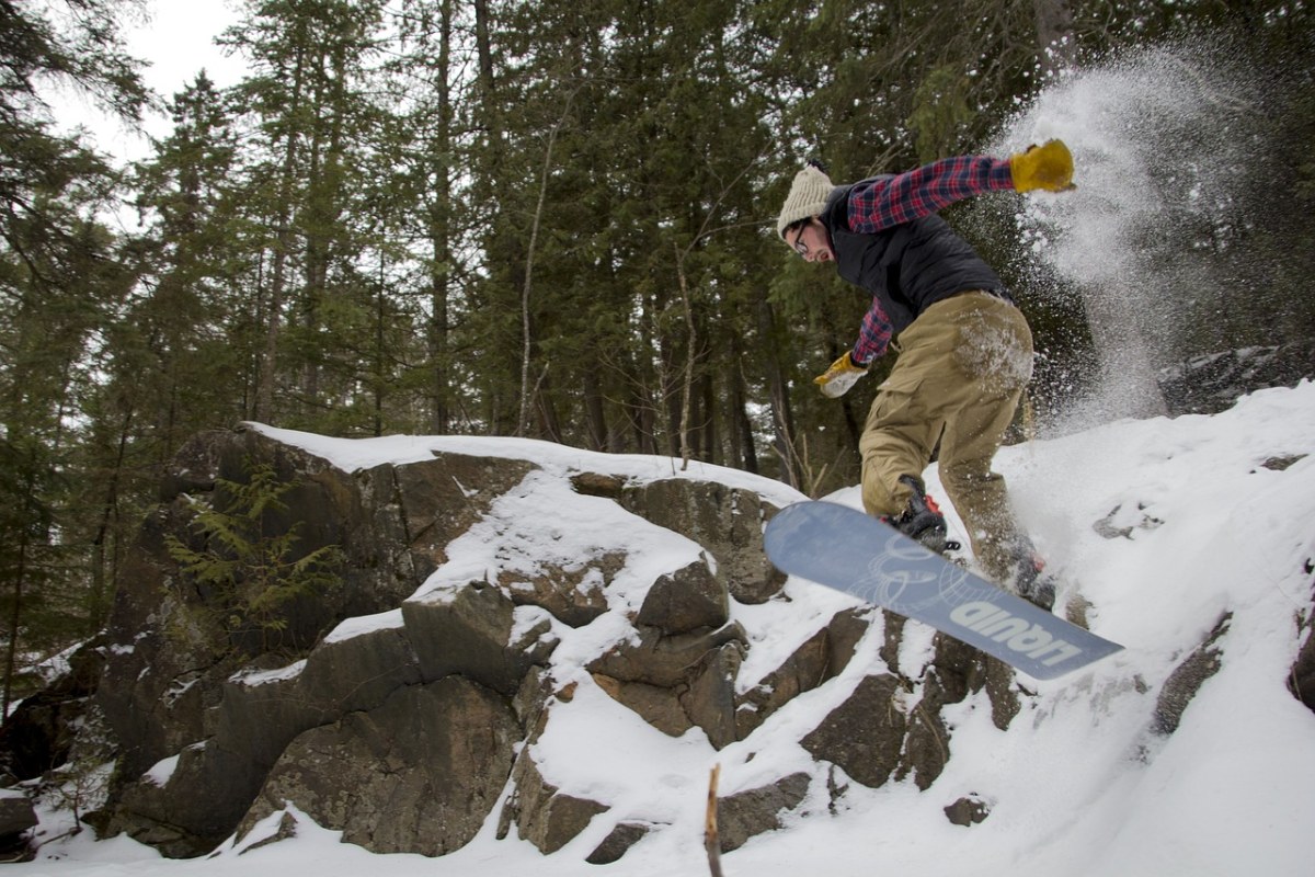 滑雪、滑雪板、跳免费图片