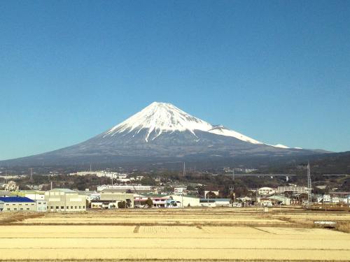 富士山、日本、山