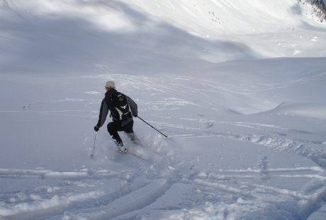 滑雪、穷乡僻壤Skiiing、出发
