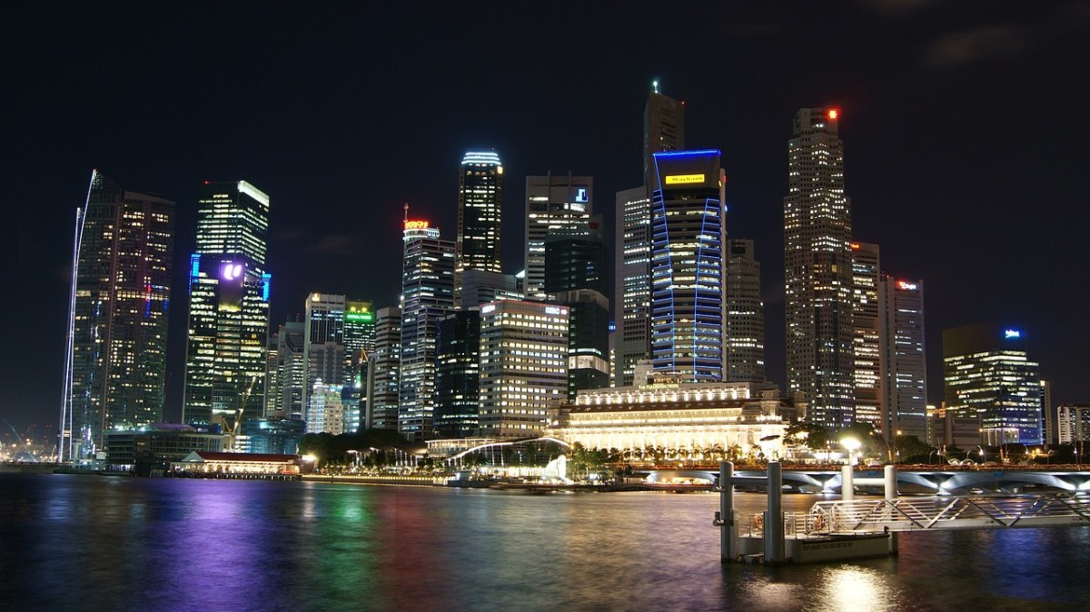 新加坡、城市、天际线免费图片
