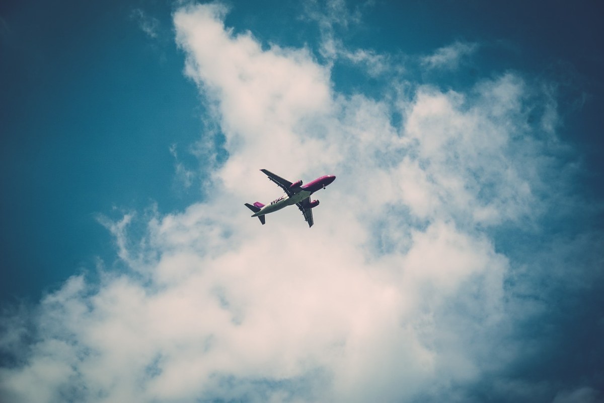 飞机、蓝色、天空免费图片