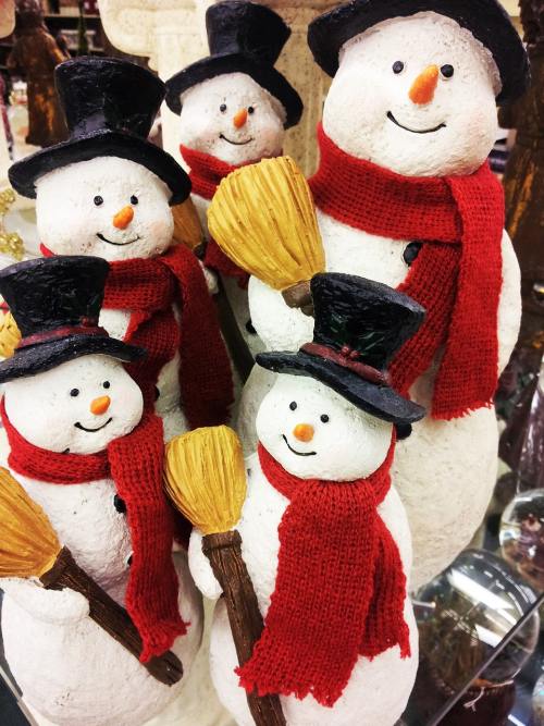 雪人俑、圣诞饰品、圣诞气氛