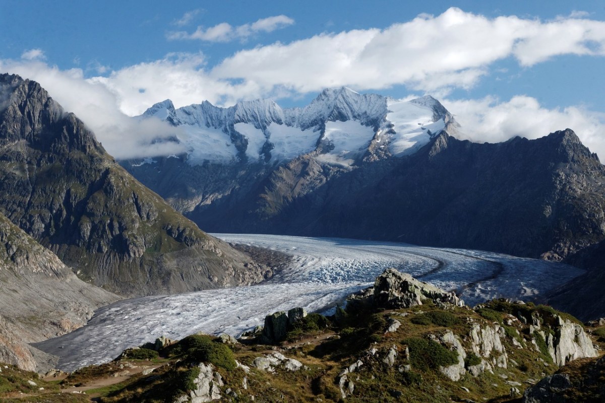 Aletsch、冰川、瑞士、瓦莱免费图片