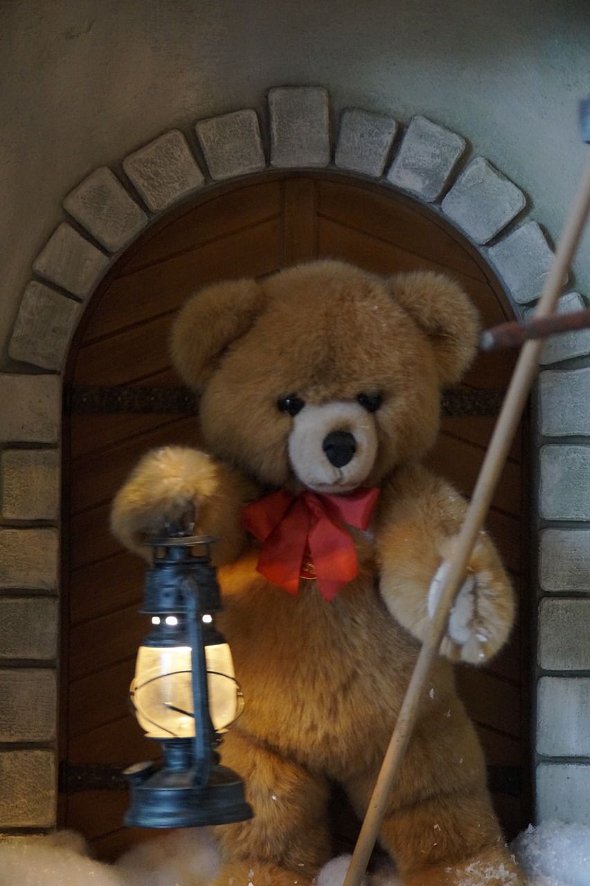 泰迪熊,灯,守卫