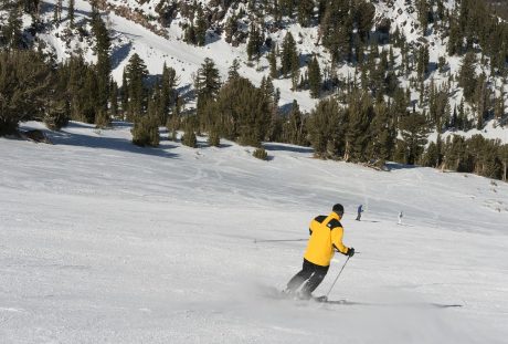 滑雪、滑雪者、连道落山