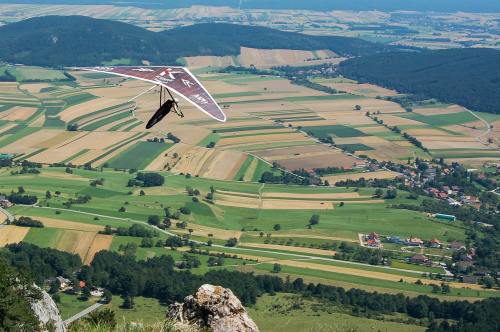 滑翔机、体育、景观