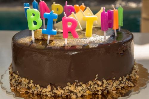 蛋糕、生日、甜点