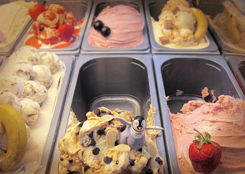冰淇淋、冰激淋、企鹅