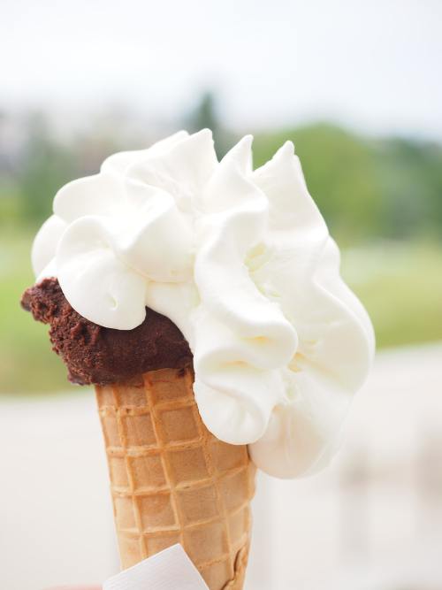 冰、软雪糕、华夫格冰淇淋