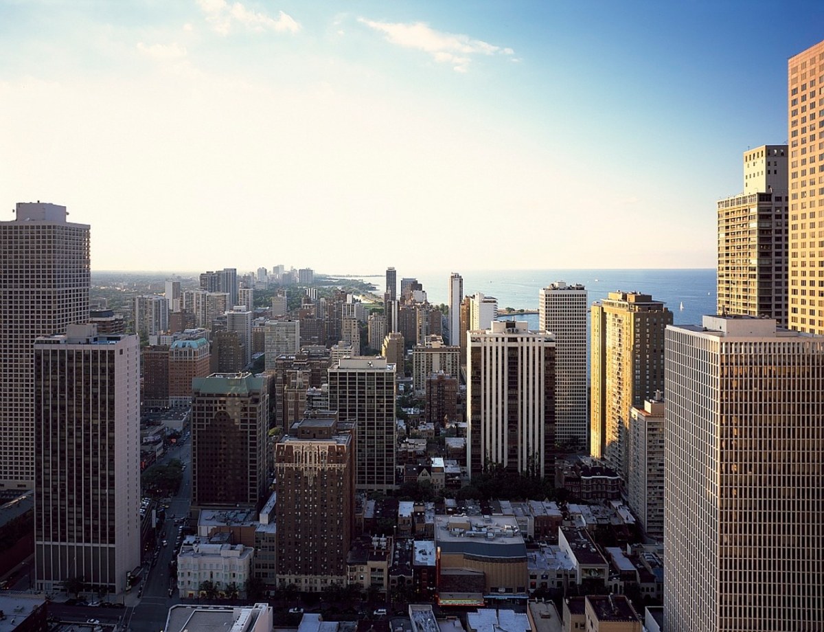 美国芝加哥城市建筑免费图片