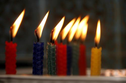 生日、蜡烛、火焰