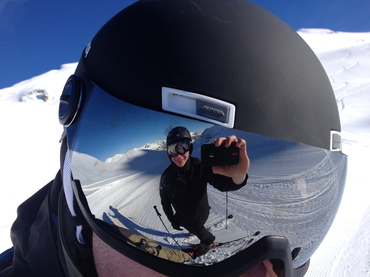 风镜、镜像、滑雪运行免费图片