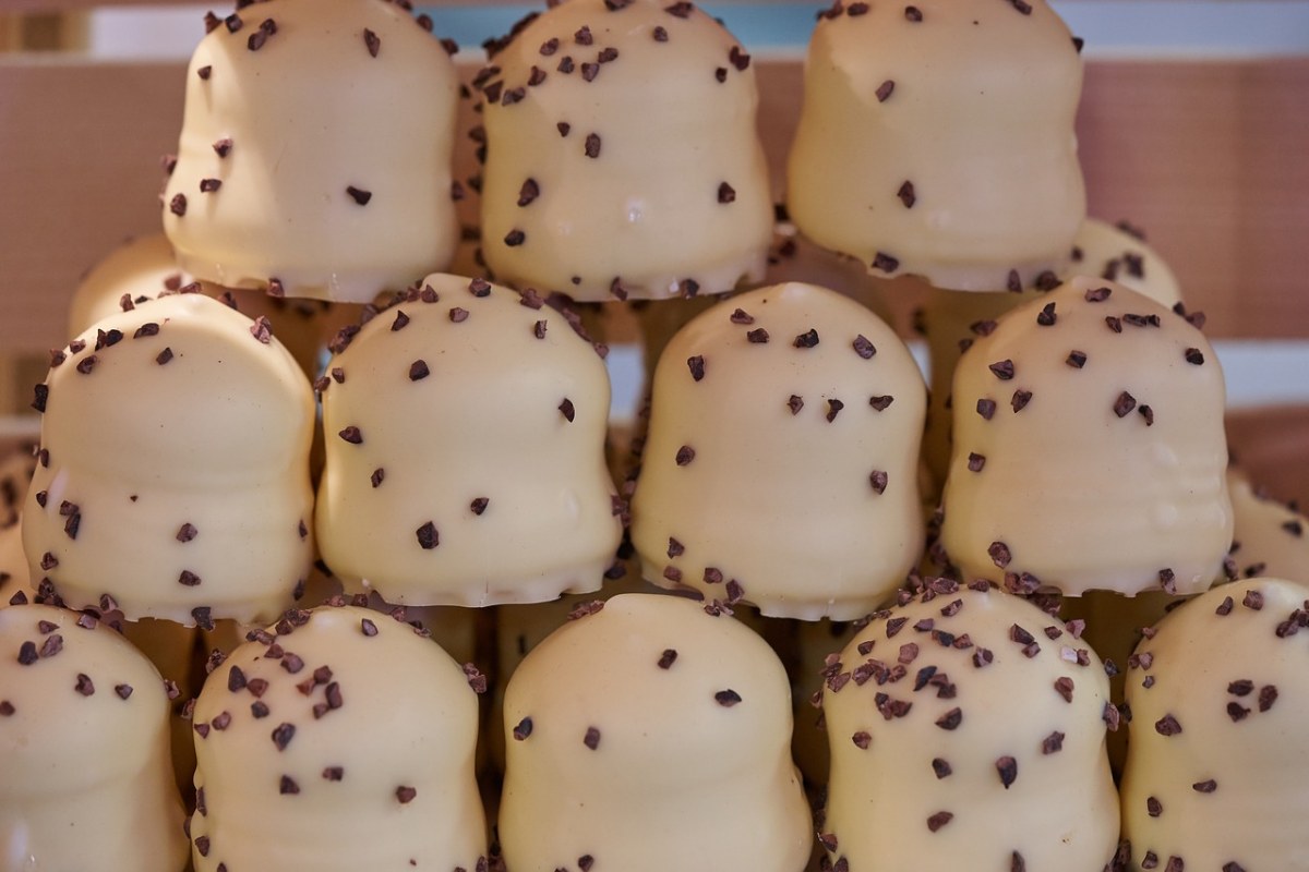 巧克力棉花糖,甜点,美味