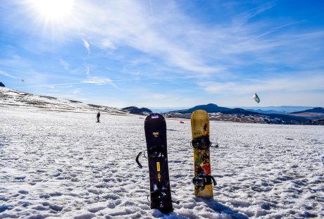 单板滑雪、滑雪、冬天
