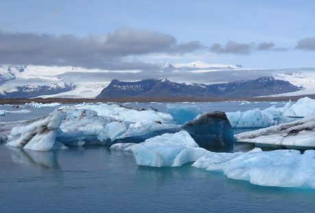 冰岛、冰川湖、瓦特