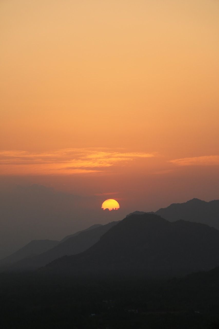 太陽,日落,日出