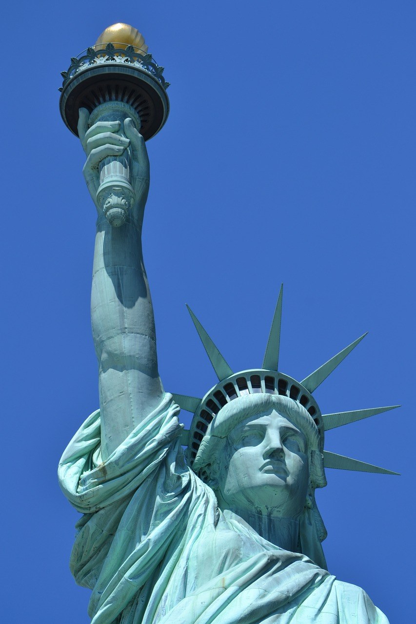 自由女神像、纽约城、自由免费图片