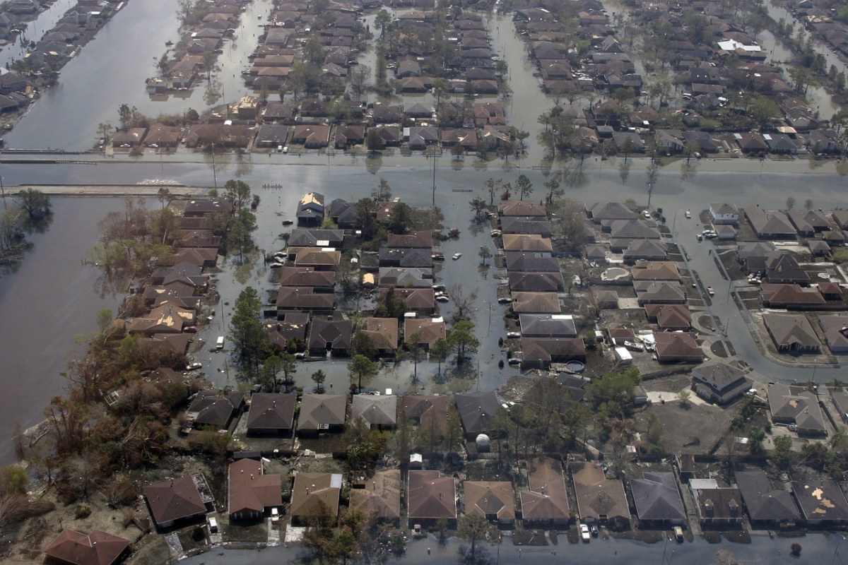 卡特里娜飓风,水浸,新奥尔良