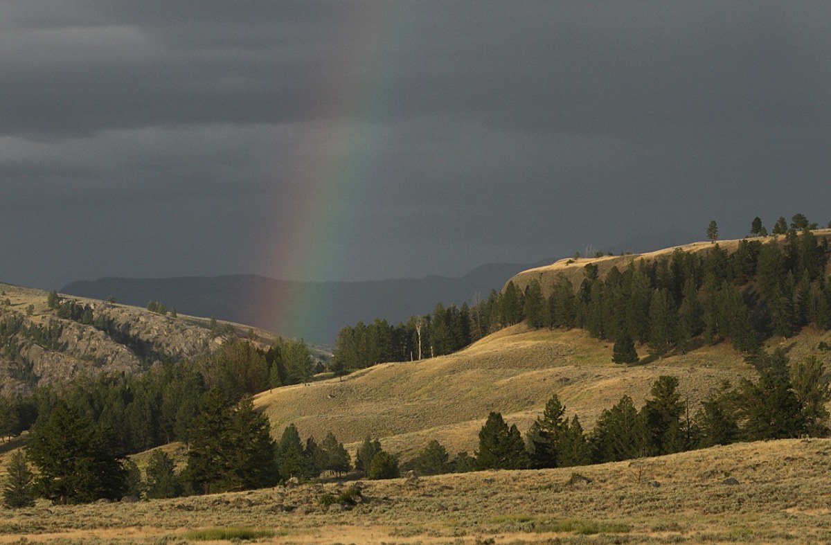 彩虹、景观、天气免费图片