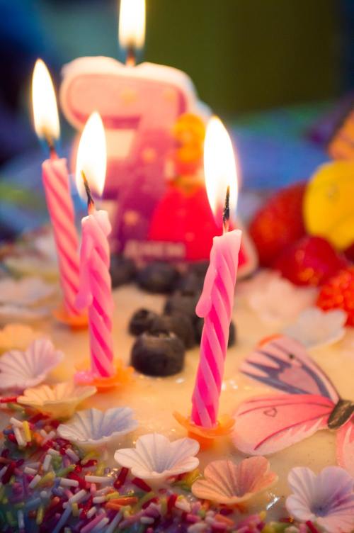 生日、蛋糕、蜡烛