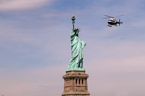 自由女神像、纽约、曼哈顿
