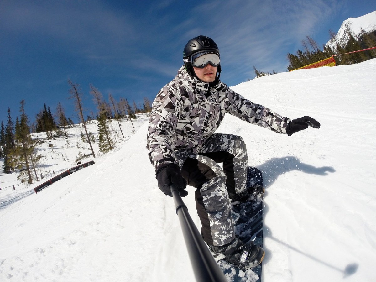 冬季、雪、单板滑雪免费图片