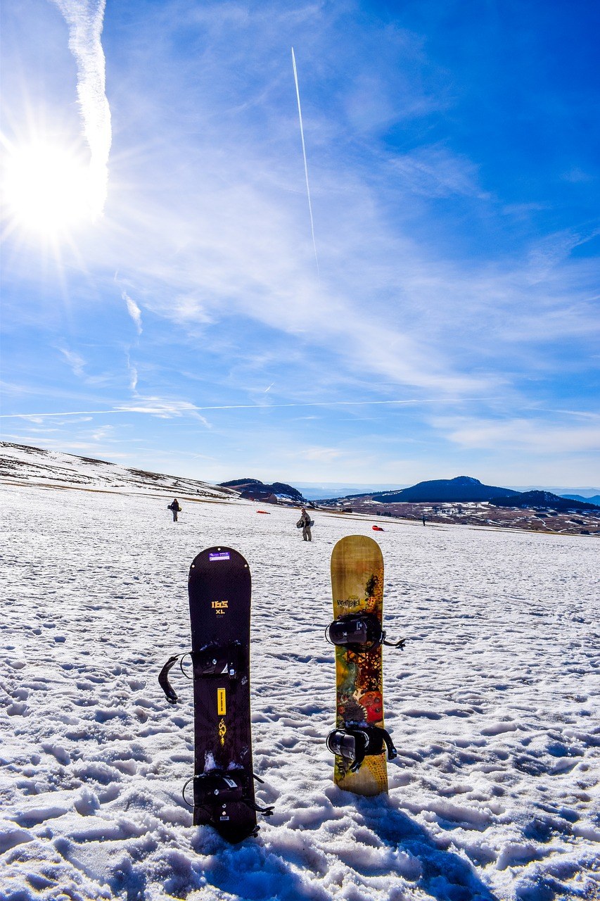单板滑雪、滑雪、冬天免费图片