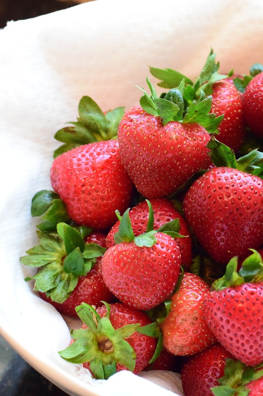 草莓、水果、食品免费图片