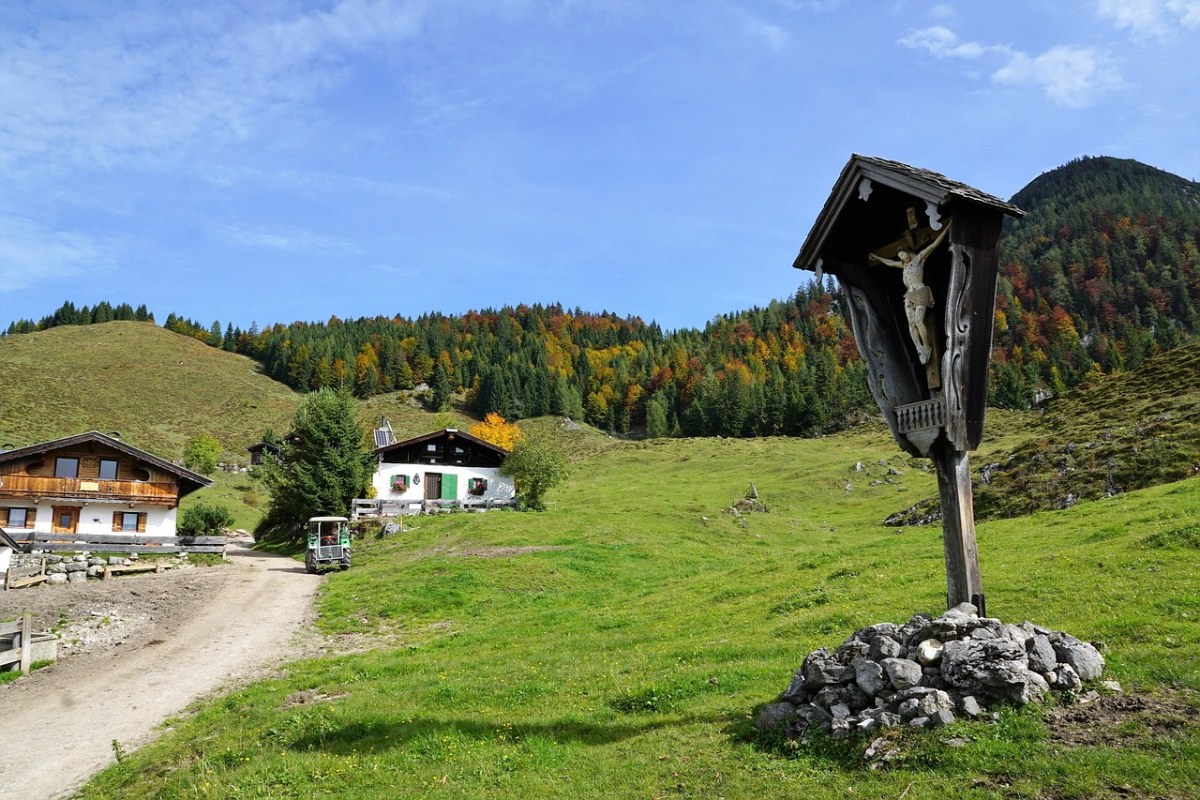 埃尔毛、凯撒山麓舍福（Scheffau）、奥地利免费图片